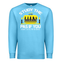 Ocean Blue Study the past if you would define the future shi Premium Sweatshirt - Bettercallsaul