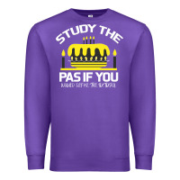 Purple Study the past if you would define the future shi Premium Sweatshirt - Bettercallsaul