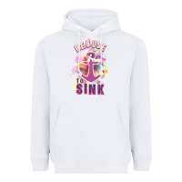 White Rebuse To Sink Heavyweight Hoodie - Bettercallsaul