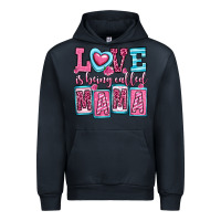 Navy love is being called mama Urban Hoodie - OliviaCreatesArt