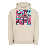 Pigment French Oak love is being called mama Urban Hoodie - OliviaCreatesArt
