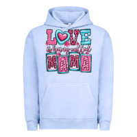 Pigment Grape Ice love is being called mama Urban Hoodie - OliviaCreatesArt
