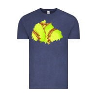 Vintage Denim softball patch Vintage Tee - AdoDesignShop