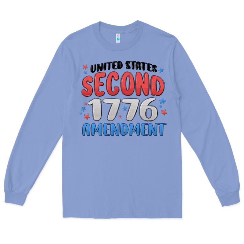 United States Second 1776 Amendment Long Sleeve Tee by MaliasSmallBusiness | Teevron