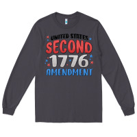 Smoke united states second 1776 amendment Long Sleeve Tee - MaliasSmallBusiness