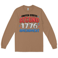 Toasted Coconut united states second 1776 amendment Long Sleeve Tee - MaliasSmallBusiness