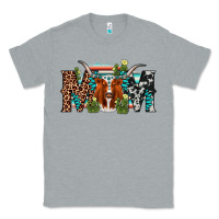 Heather Grey longhorn mom Classic Tee - AdoDesignShop