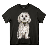 Asphalt bichon frise dog Heavy Core Tee - BarkalooDesign