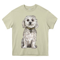 Mossy bichon frise dog Heavy Core Tee - BarkalooDesign