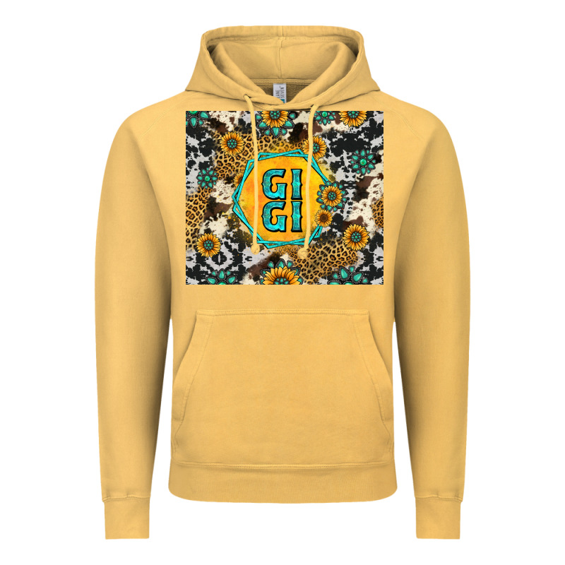 Gigi Sunflower Turquoise Vintage Hoodie by Jasminsmagicworld | Teevron