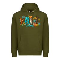 Army Green Fall Vibes Premium Hoodie - texasbilliewilder