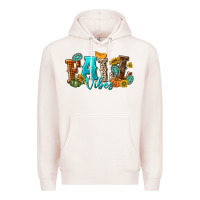 Pale Pink Fall Vibes Premium Hoodie - texasbilliewilder