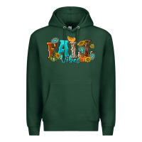 Sports Green Fall Vibes Premium Hoodie - texasbilliewilder