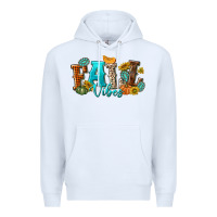 White Fall Vibes Premium Hoodie - texasbilliewilder
