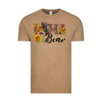 Pink Mama Bear With Cute Bear Vintage Tee | Teevron