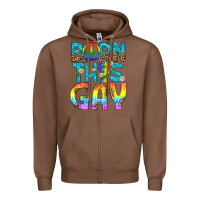 Chestnut Western Born This Gay Zipper Hoodie - BundleAndBundleShop