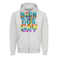 Dove Grey Western Born This Gay Zipper Hoodie - BundleAndBundleShop