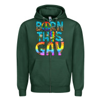 Sports Green Western Born This Gay Zipper Hoodie - BundleAndBundleShop