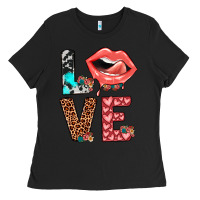 Black valentines love Ladies Tee - JahusDesignShop