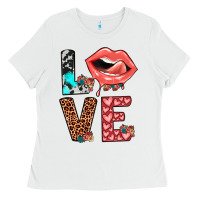 White valentines love Ladies Tee - JahusDesignShop