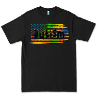 Black autism american flag Premium Tee - Zillion Design Studio