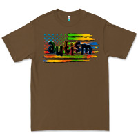 Cacao autism american flag Premium Tee - Zillion Design Studio