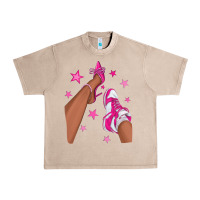 French Oak afro sneakers and heels Urban Heavy Tee - NancyCooperArtShop