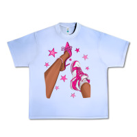 Grape Ice afro sneakers and heels Urban Heavy Tee - NancyCooperArtShop