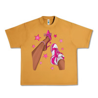 Peanut Butter afro sneakers and heels Urban Heavy Tee - NancyCooperArtShop