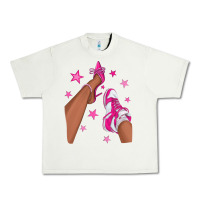 Pistachio afro sneakers and heels Urban Heavy Tee - NancyCooperArtShop