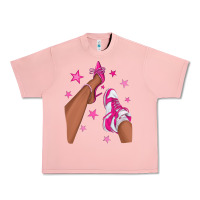 Salmon afro sneakers and heels Urban Heavy Tee - NancyCooperArtShop