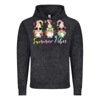 Vintage Black summer vibes gnomes Vintage Hoodie - Artiststas