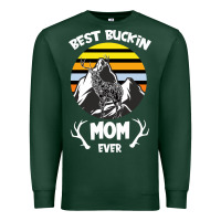 Sports Green Best Buckin Mom Ever Premium Sweatshirt - Bettercallsaul