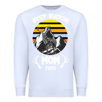White Best Buckin Mom Ever Premium Sweatshirt - Bettercallsaul