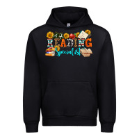 Black reading specialist olivia Urban Hoodie - OliviaCreatesArt