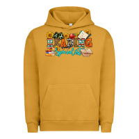 Pigment Peanut Butter reading specialist olivia Urban Hoodie - OliviaCreatesArt