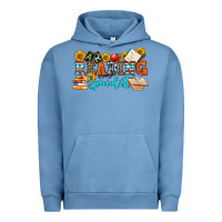 Pigment Pebble Blue reading specialist olivia Urban Hoodie - OliviaCreatesArt