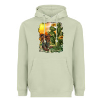 Matcha western boots with cactus and desert Heavyweight Hoodie - RanaPortraitStore