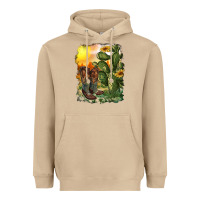Mushroom western boots with cactus and desert Heavyweight Hoodie - RanaPortraitStore