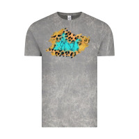 Cloud Rock glitter leopard turquoise patch Vintage Tee - AdoDesignShop