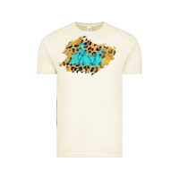 Vintage Arctic glitter leopard turquoise patch Vintage Tee - AdoDesignShop