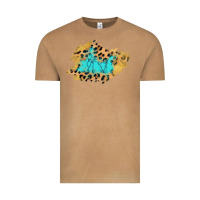 Vintage Camel glitter leopard turquoise patch Vintage Tee - AdoDesignShop
