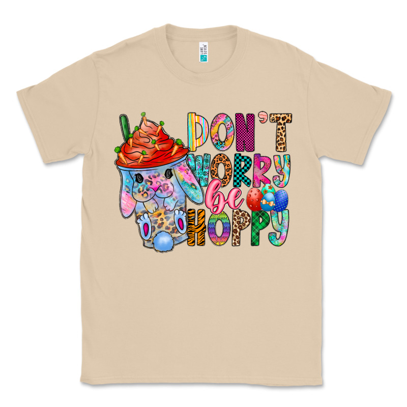 Don T Worry Be Hoppy Easter Classic Tee by CowhideDigitalArt | Teevron