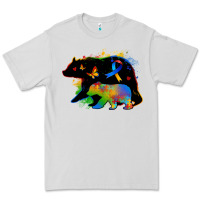 Dove Grey autism mama bear Premium Tee - Zillion Design Studio