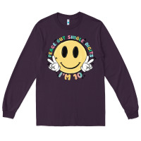 Plum peace out single digits im 10 Long Sleeve Tee - MaliasSmallBusiness