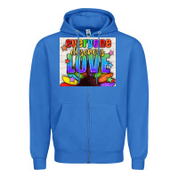 True Royal Everyone Deserves Love Pride LGBTQ+ Tumbler Zipper Hoodie - BundleAndBundleShop