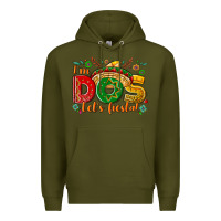 Army Green I'm dos let's Fiesta Premium Hoodie - NancyCooperArtShop