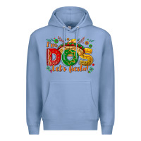 Colony Blue I'm dos let's Fiesta Premium Hoodie - NancyCooperArtShop