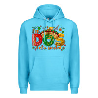 Ocean Blue I'm dos let's Fiesta Premium Hoodie - NancyCooperArtShop