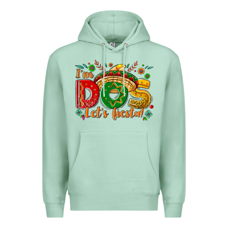 I'm Dos Let's Fiesta Premium Hoodie by NancyCooperArtShop | Teevron